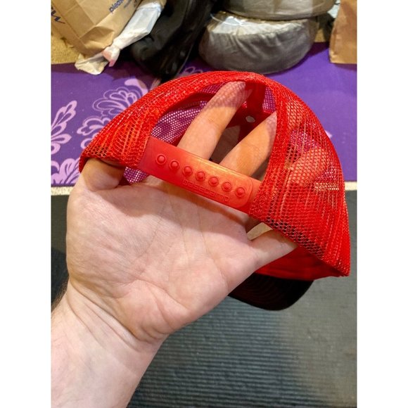 GAF Trucker Hat New Black / Red Basecamp - Picture 6 of 8